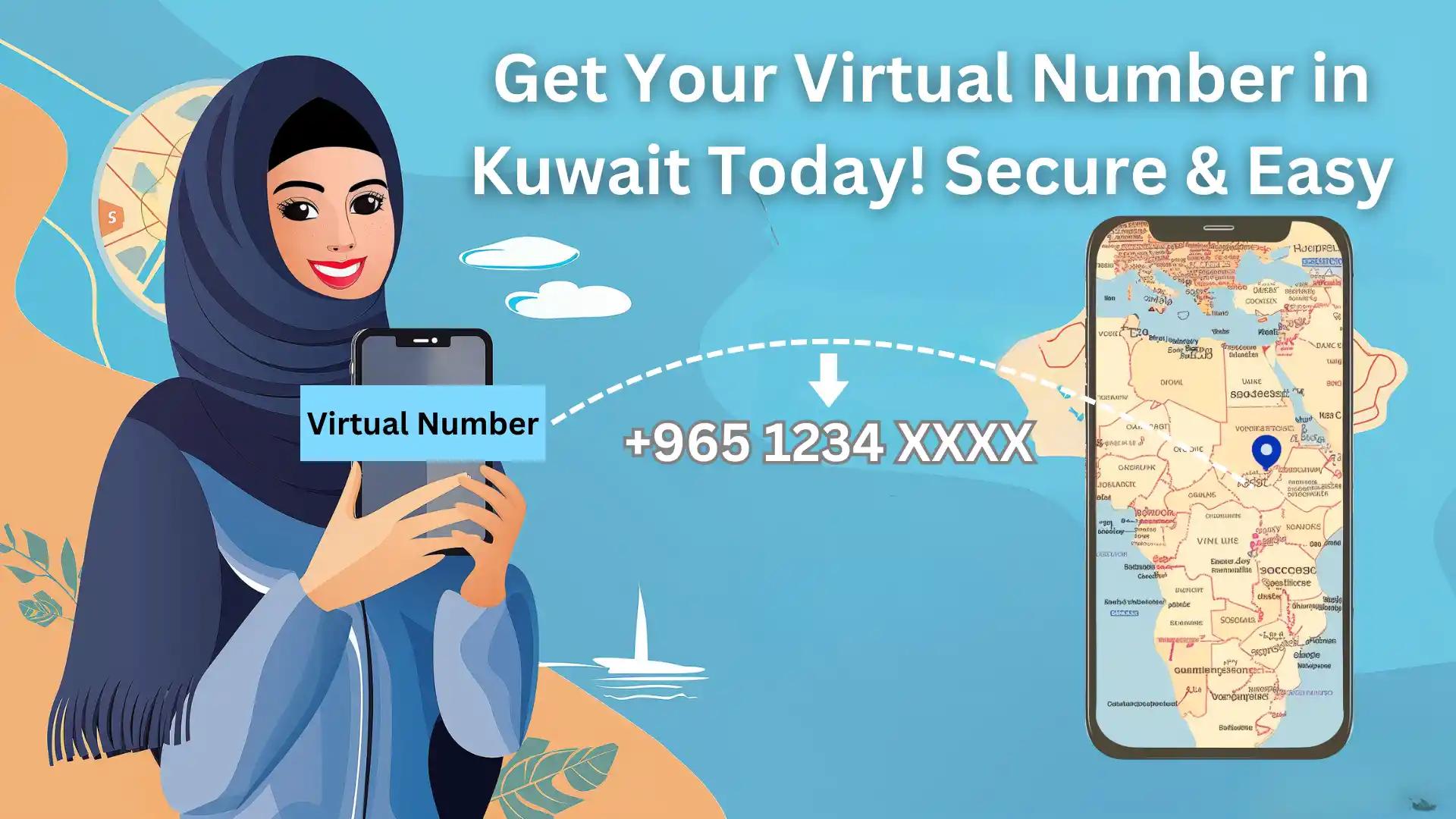 Read more about the article Get Your Virtual Number in Kuwait Today! Secure & Easy