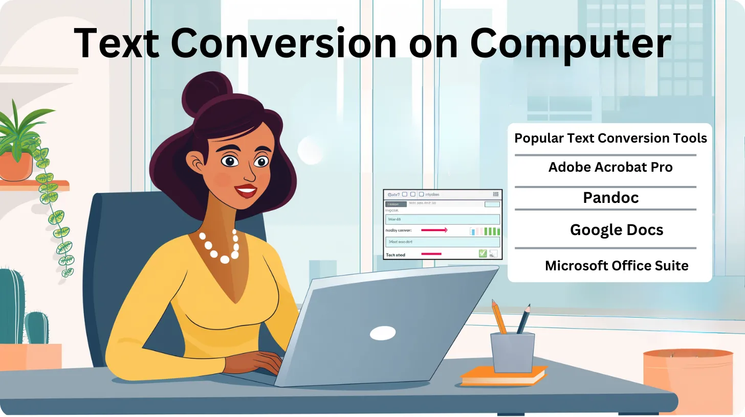 Text Conversion on Computer 
