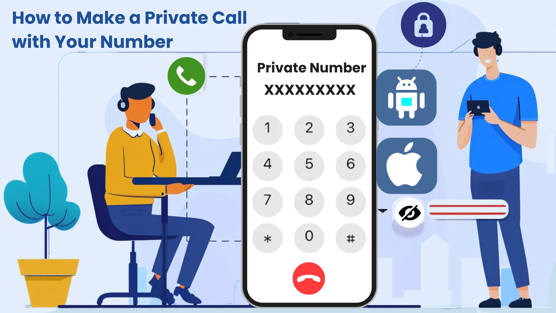 Read more about the article How to Make a Private Call with Your Number On Android or IOS & More?