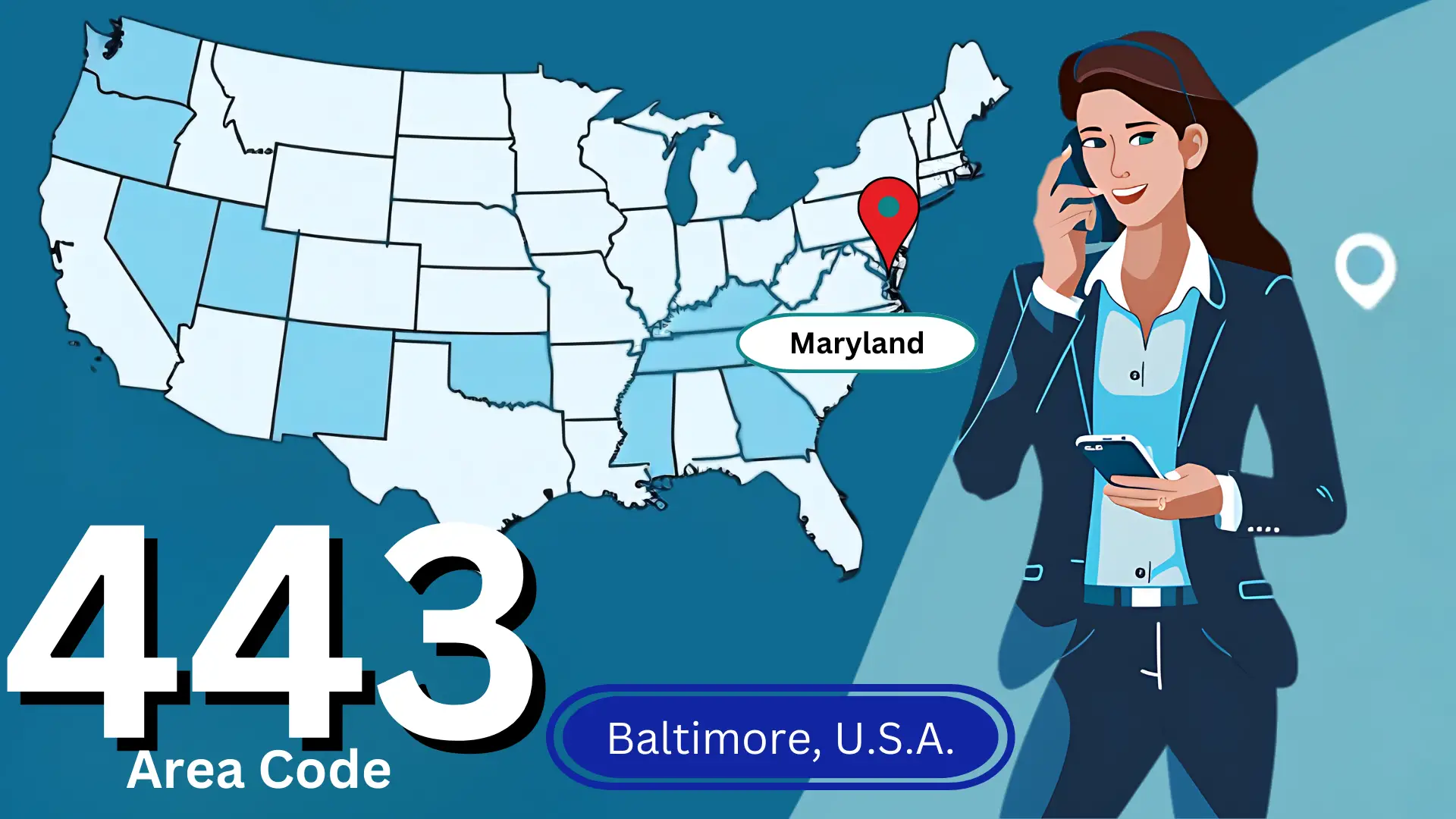 Read more about the article 443 Area Code: Uncovering the Heartbeat of Maryland’s Eastern Shore