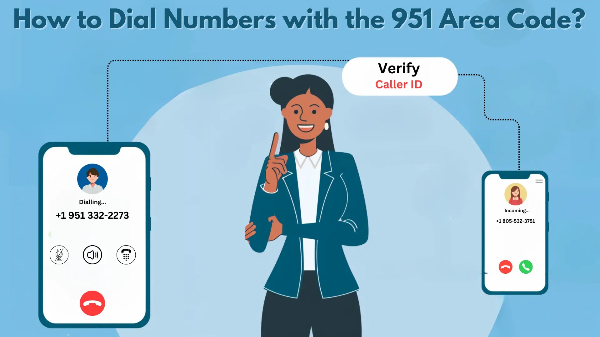 How to Dial Numbers with the 951 Area Code