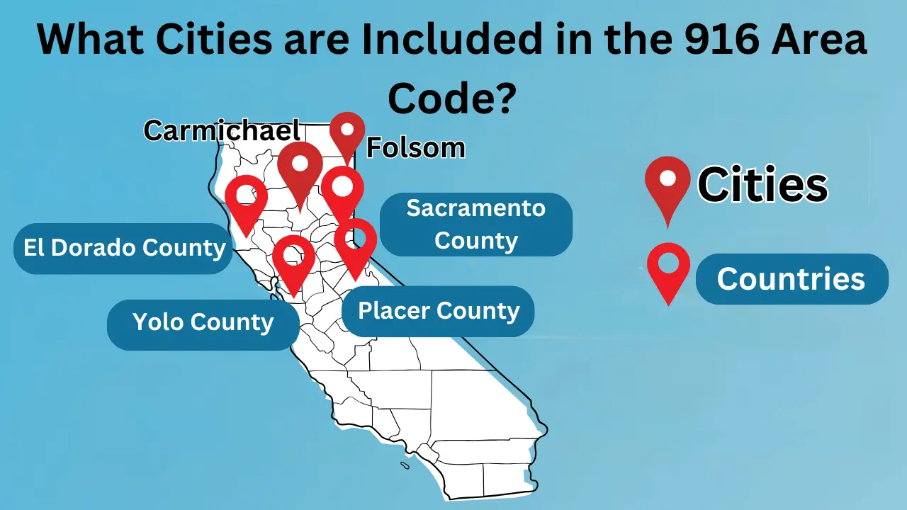 What Cities are Included in the 916 Area Code