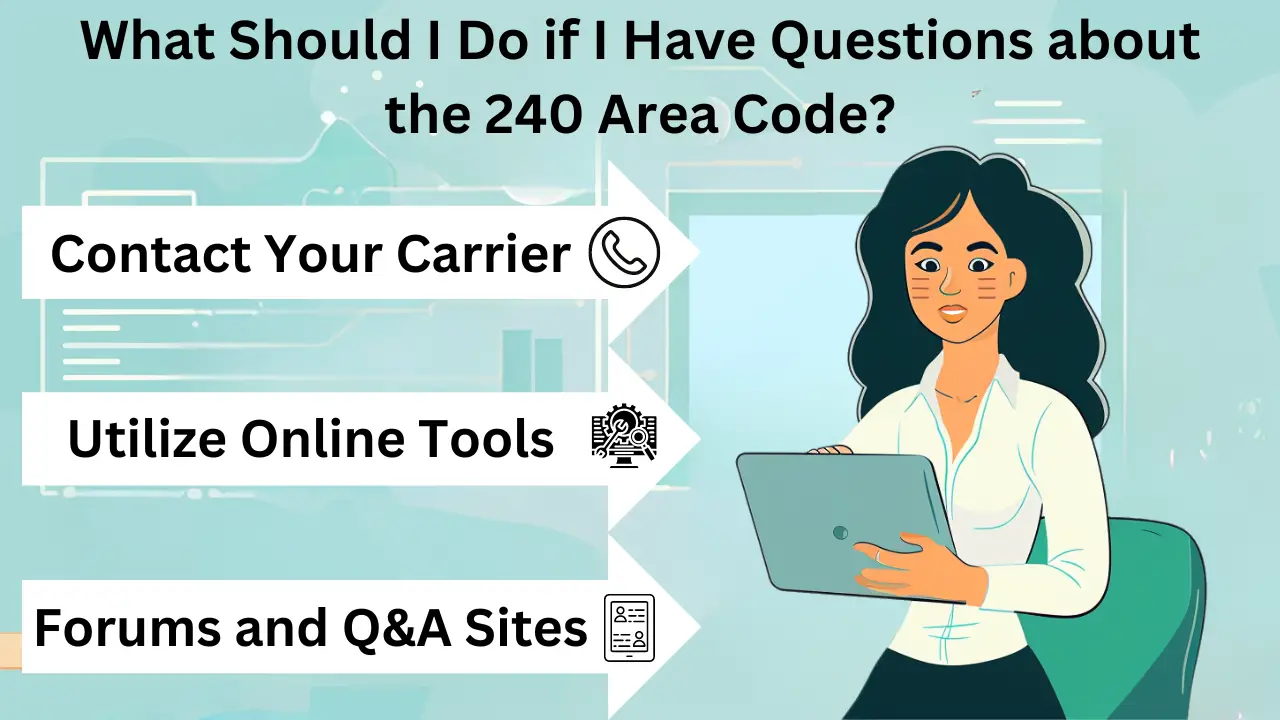 What Should I Do if I Have Questions about the 240 Area Code?