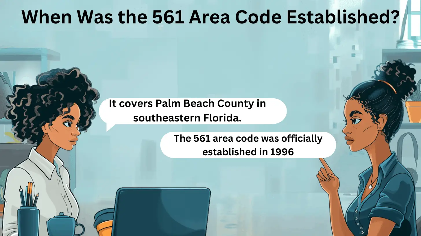 When Was the 561 Area Code Established?