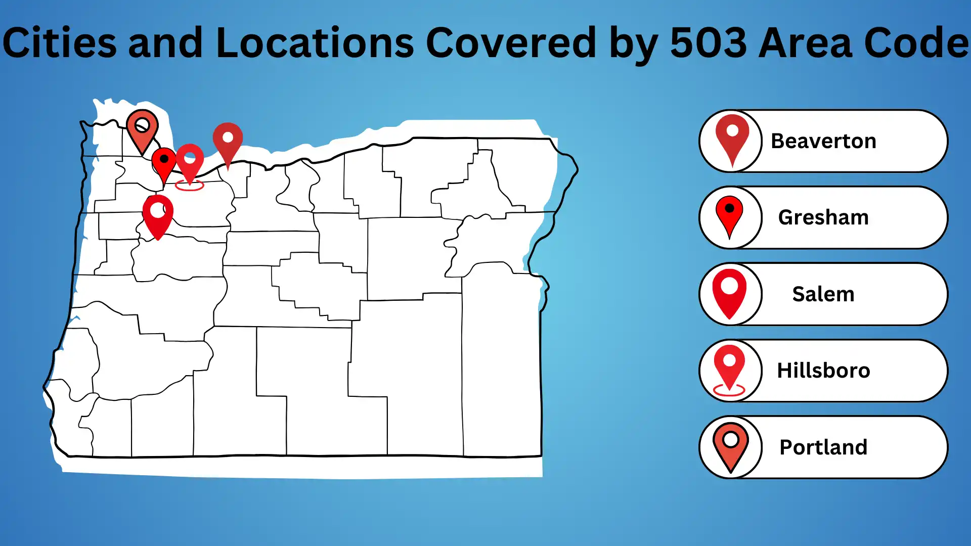 What Cities and Locations Are Covered by the 503 Area Code?