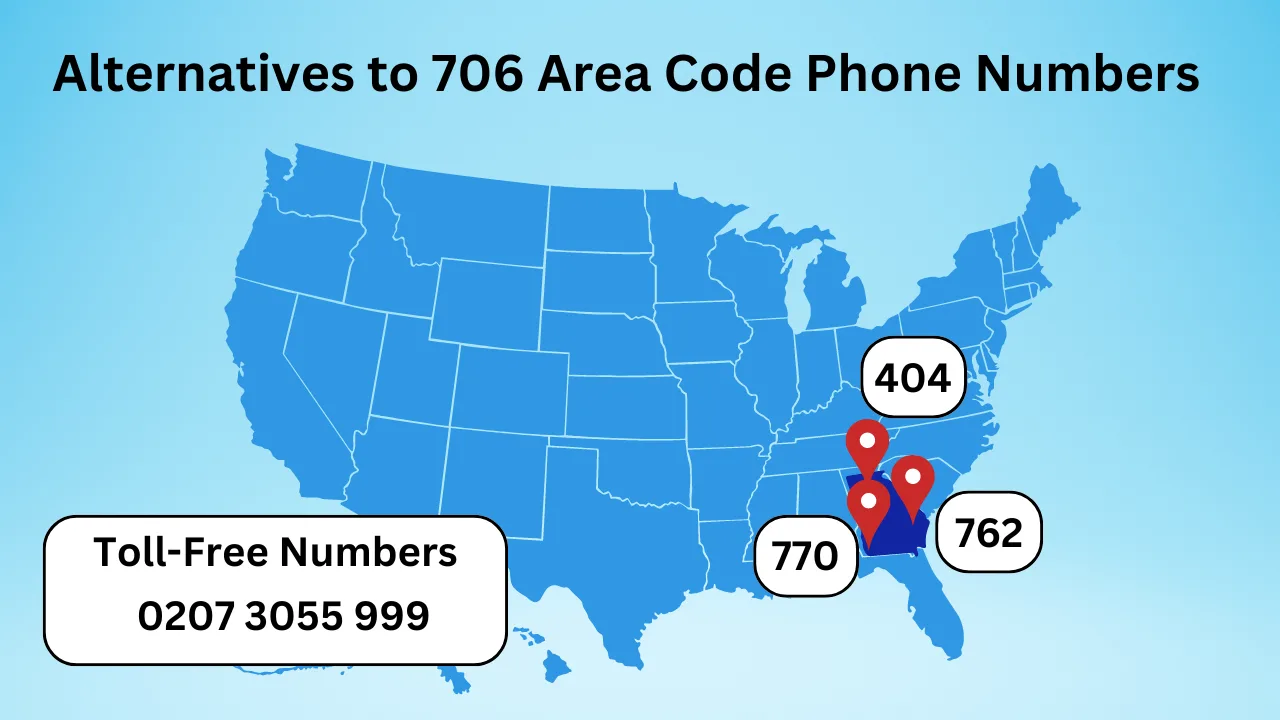 Alternatives to 706 Area Code Phone Numbers 