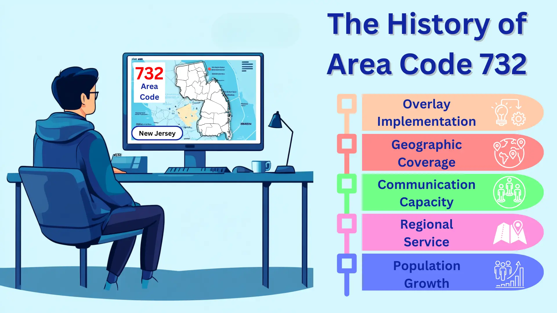 The History of Area Code 732