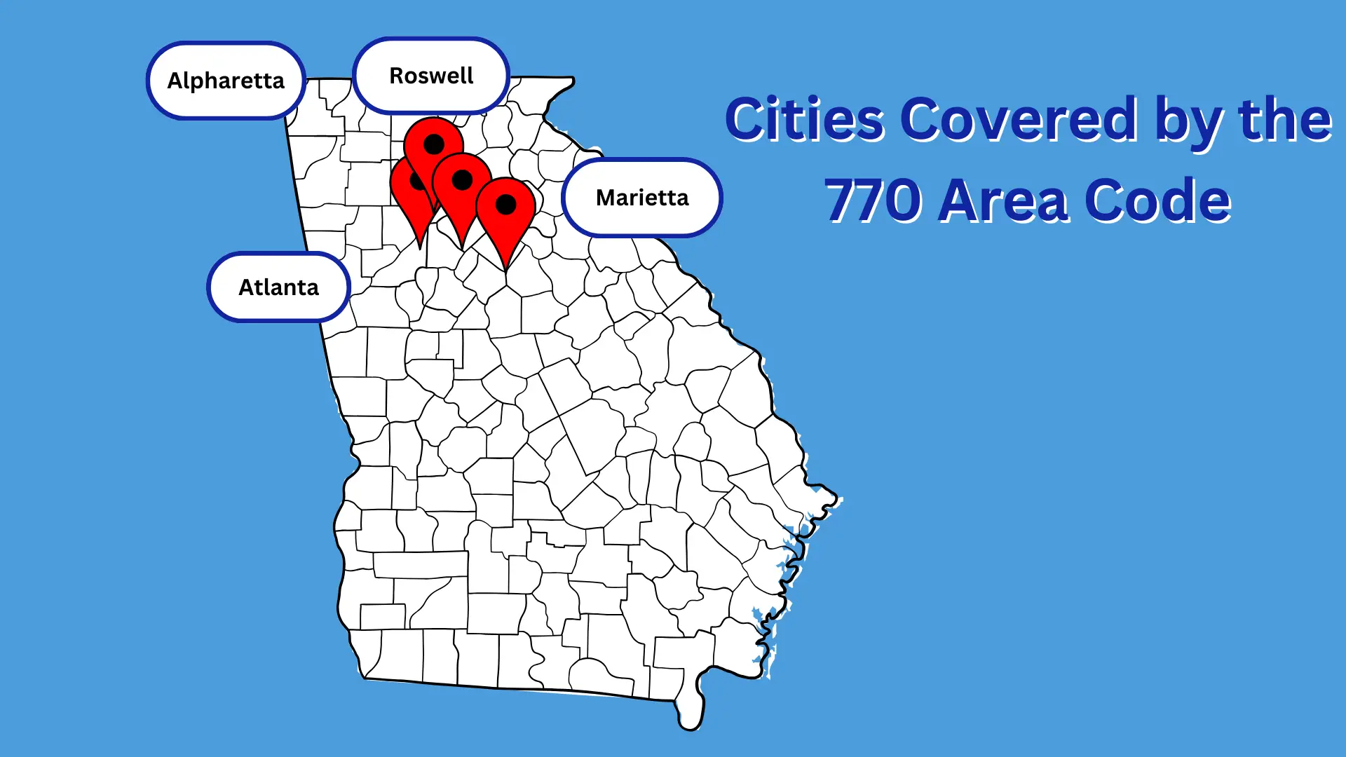 What Cities Are Covered by the 770 Area Code