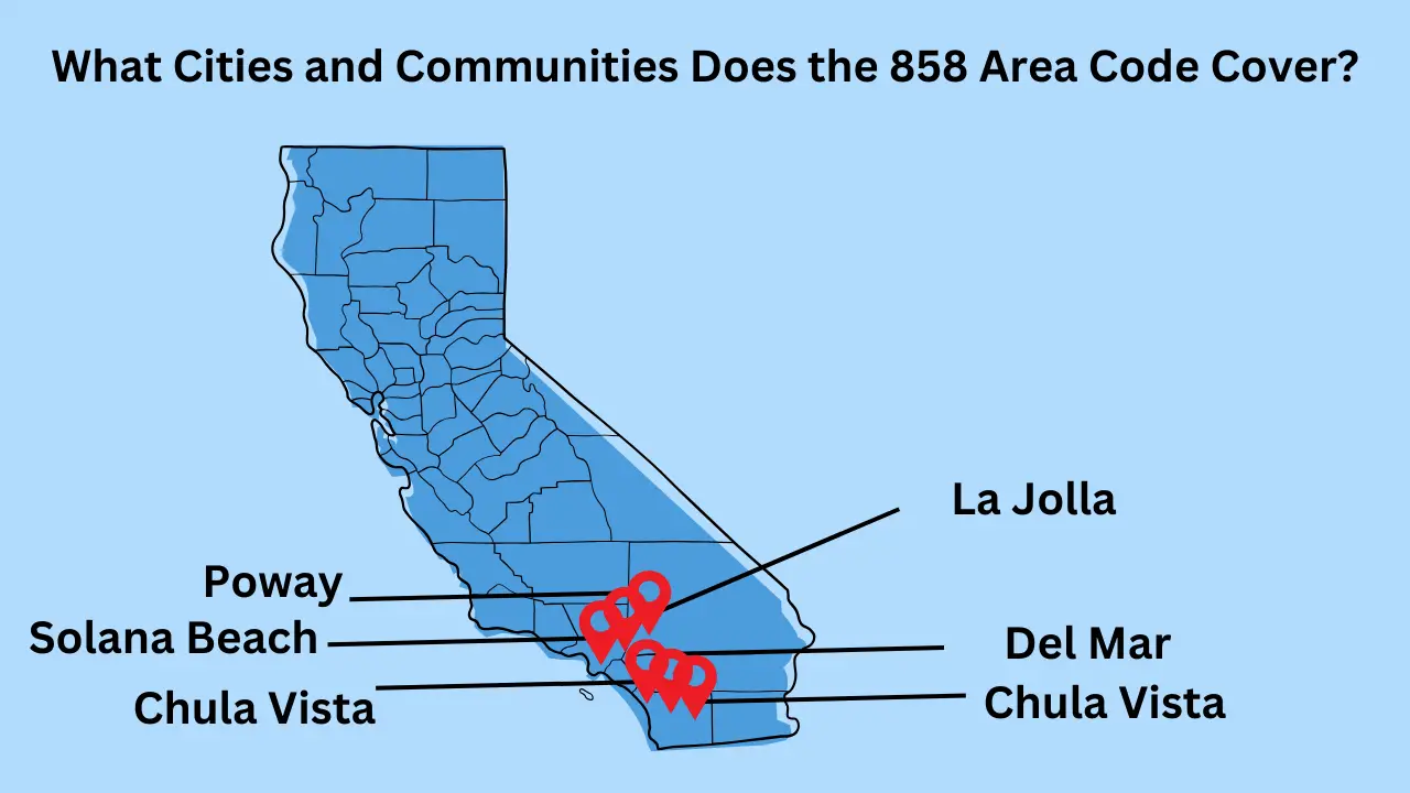 What Cities and Communities Does the 858 Area Code Cover