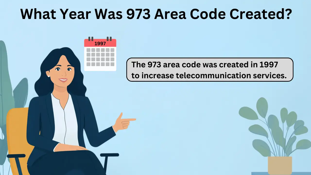 What Year Was 973 Area Code Created