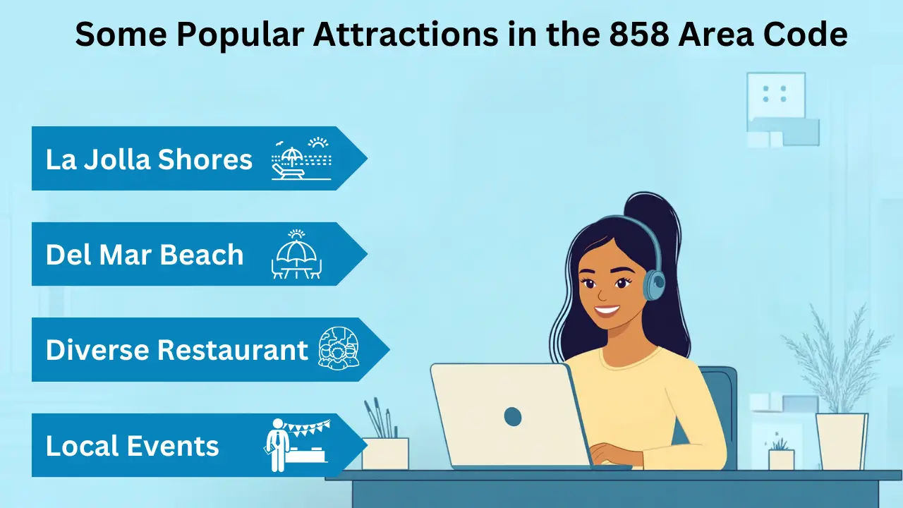 What are Some Popular Attractions in the 858 Area Code