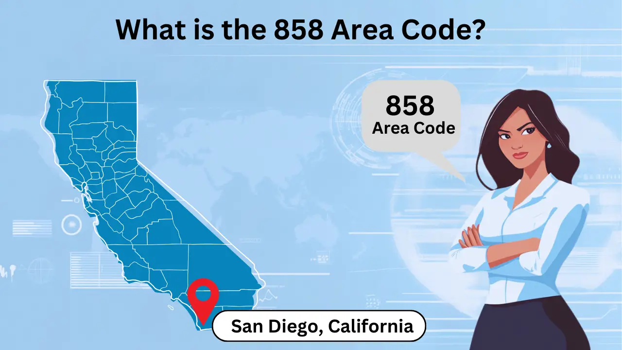 What is the 858 Area Code