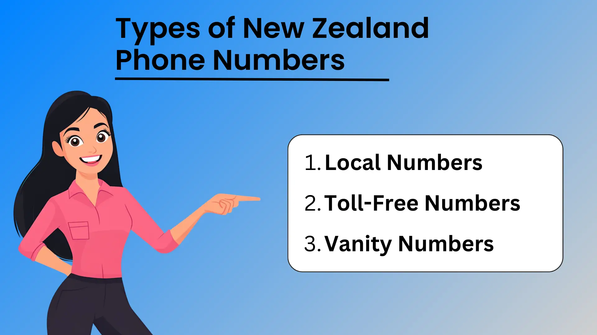 Types of New Zealand Phone Numbers