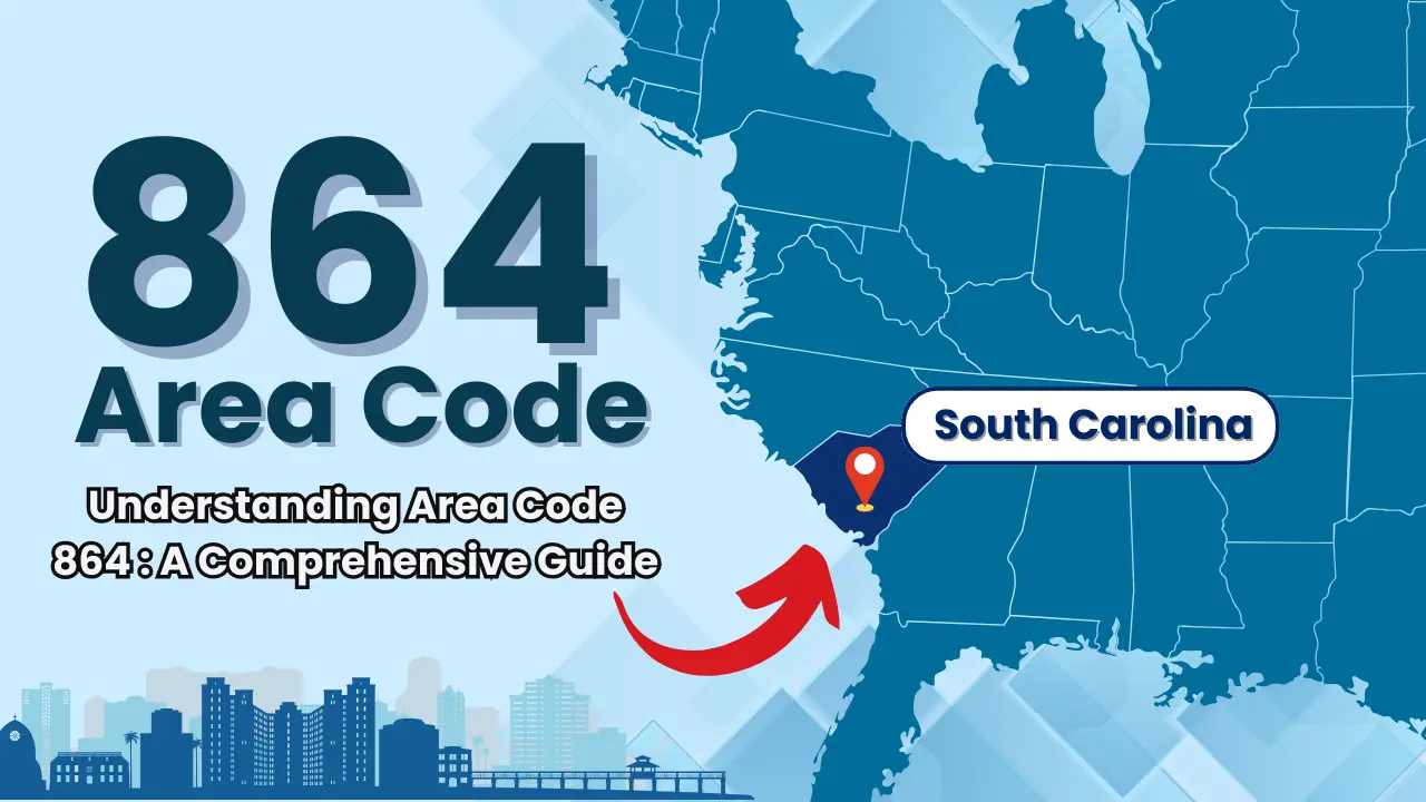 Read more about the article 864 Area Code: Location Map, Phone lookup & South Carolina Coverage