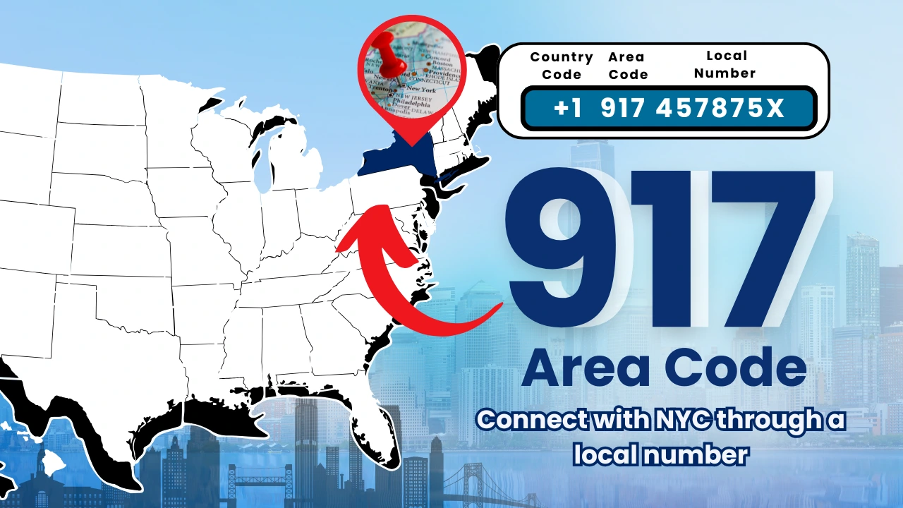 Area Code 917: NYC Phone Numbers, Location Map & Time Zone Guide