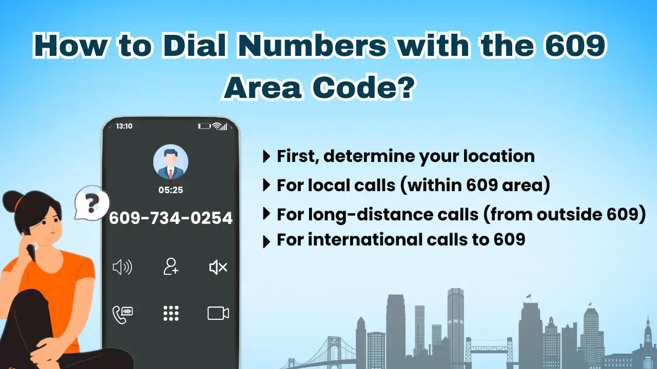 How to Dial Numbers with the 609 Area Code