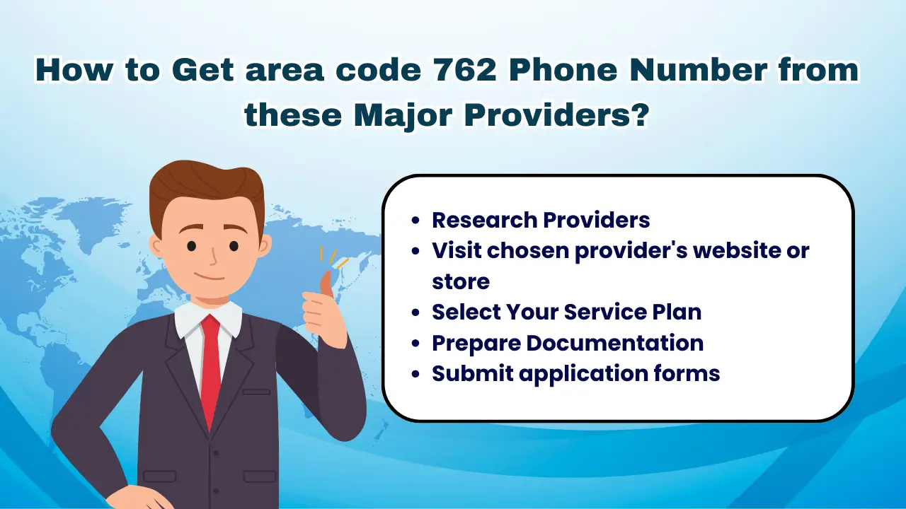 How to Get area code 762 Phone Number from these Major Providers