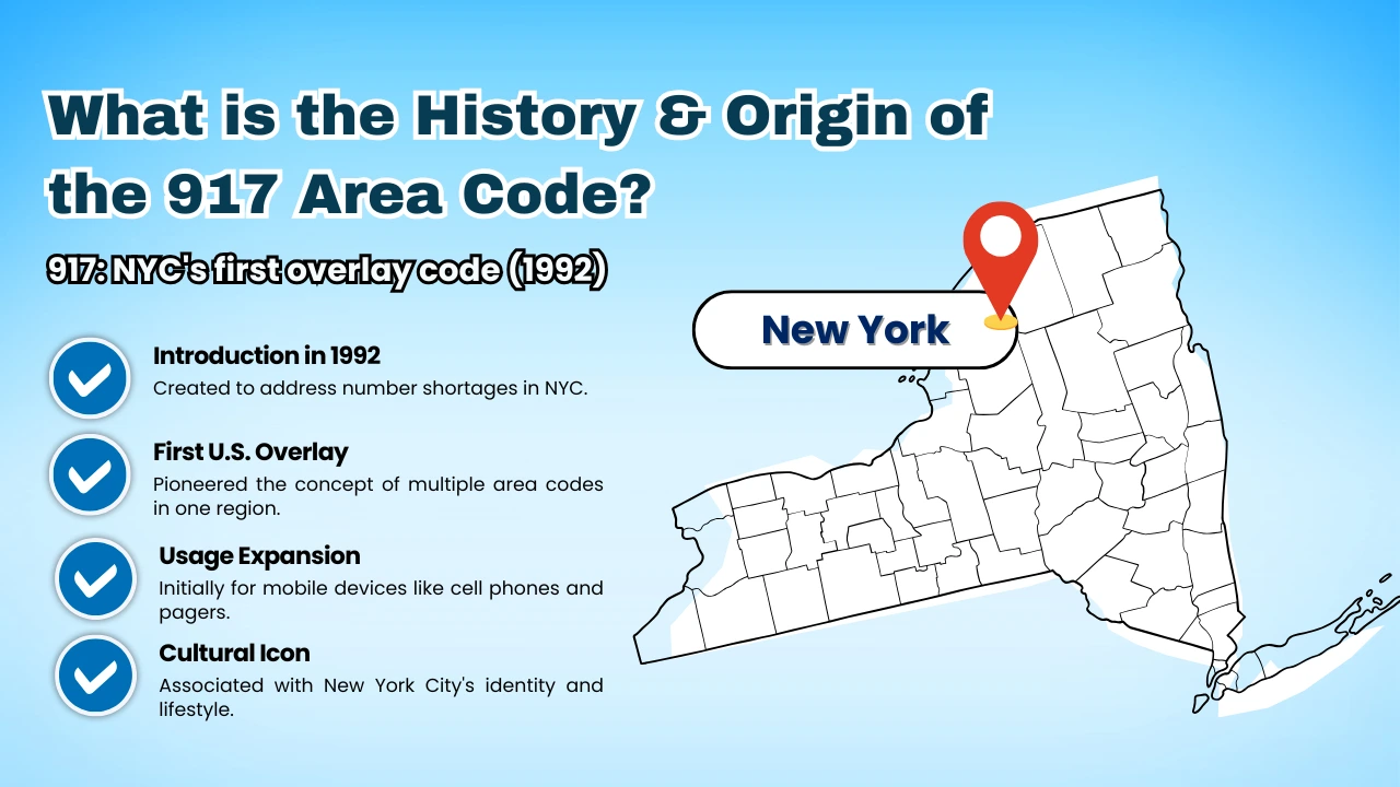 What is the History & Origin of the 917 Area Code